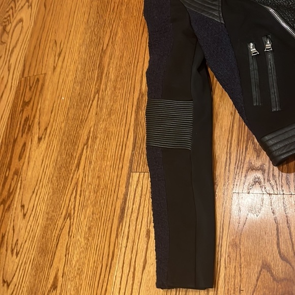 Rebecca Taylor Woman’s Navy Blue and Black Jacket Size 4 - Picture 5 of 7